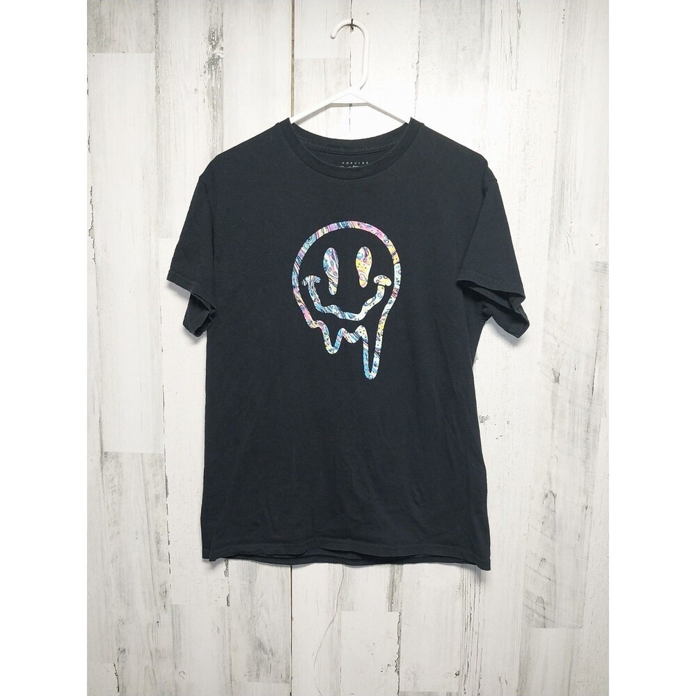Trippy Acid Shirt Adult Medium Black Nothing Will Ever Be The Same Short Sleeve